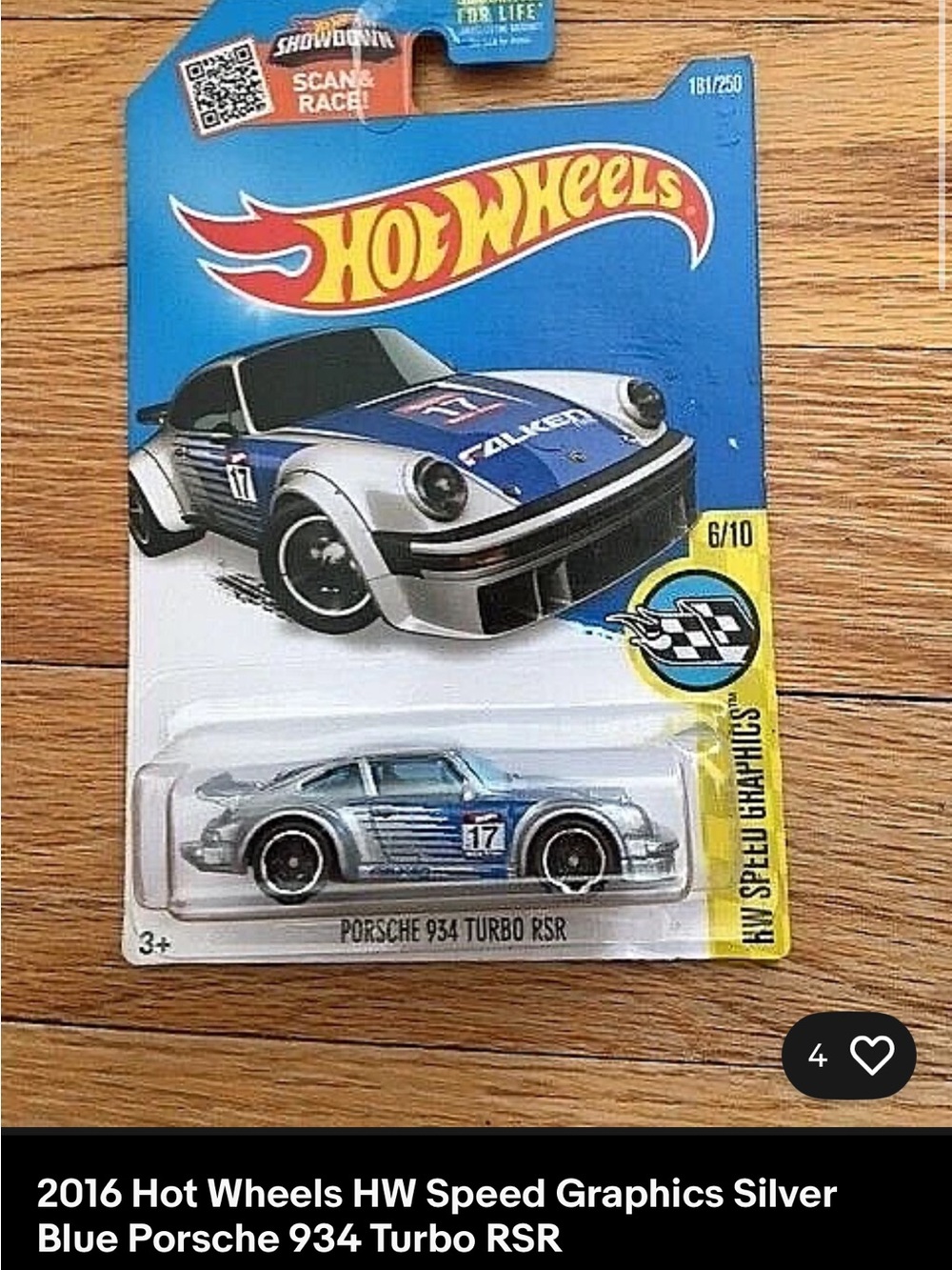 Hot Wheels 2016 Porsche 934 Turbo RSR